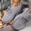 Fashion Breathable Lace Up Platform Sneakers Women Summer Flat Mesh Sports Shoes Woman Running Shoes Walking Sneakers For Women Lace Up Lightweight Tennis Shoes by Stevvex