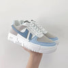 Fashion Flats Womans Sneakers Casual Breathable Vulcanized Shoes Lace Up Woman Comfort Walking White Round Head Platform Casual Sports Cute Fashion Walking School Sneakers by Stevvex