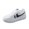 Fashion Flats Womans Sneakers Casual Breathable Vulcanized Shoes Lace Up Woman Comfort Walking White Round Head Platform Casual Sports Cute Fashion Walking School Sneakers by Stevvex