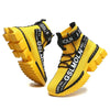 Fashion Flying Woven Sock Mens High Top Sneakers Men Non-slip Shoes Casual Shoes Running Modern Shoes Non Slip Athletic Tennis Walking Type Sneakers Hip Hop Style by Stevvex