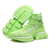 Fashion Flying Woven Sock Mens High Top Sneakers Men Non-slip Shoes Casual Shoes Running Modern Shoes Non Slip Athletic Tennis Walking Type Sneakers Hip Hop Style by Stevvex
