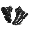 Fashion Flying Woven Sock Mens High Top Sneakers Men Non-slip Shoes Casual Shoes Running Modern Shoes Non Slip Athletic Tennis Walking Type Sneakers Hip Hop Style by Stevvex