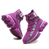Fashion Flying Woven Sock Mens High Top Sneakers Men Non-slip Shoes Casual Shoes Running Modern Shoes Non Slip Athletic Tennis Walking Type Sneakers Hip Hop Style by Stevvex