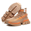 Fashion Flying Woven Sock Mens High Top Sneakers Men Non-slip Shoes Casual Shoes Running Modern Shoes Non Slip Athletic Tennis Walking Type Sneakers Hip Hop Style by Stevvex