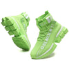 Fashion Flying Woven Sock Mens High Top Sneakers Men Non-slip Shoes Casual Shoes Running Modern Shoes Non Slip Athletic Tennis Walking Type Sneakers Hip Hop Style by Stevvex