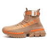 Fashion Flying Woven Sock Mens High Top Sneakers Men Non-slip Shoes Casual Shoes Running Modern Shoes Non Slip Athletic Tennis Walking Type Sneakers Hip Hop Style by Stevvex