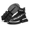 Fashion Flying Woven Sock Mens High Top Sneakers Men Non-slip Shoes Casual Shoes Running Modern Shoes Non Slip Athletic Tennis Walking Type Sneakers Hip Hop Style by Stevvex