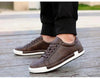 Fashion Leather Mens Shoes Soft High Quality Mens Casual Shoes Flat Footwear Classic Black White Men Fashion Walking Shoes Comfortable Modern Design by Stevvex