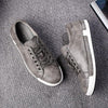 Fashion Leather Mens Shoes Soft High Quality Mens Casual Shoes Flat Footwear Classic Black White Men Fashion Walking Shoes Comfortable Modern Design by Stevvex