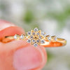Fashion Luxury 925 Sterling Silver Snowflake Ring  - 2021 Trending Fashion Jewelry for women Wedding Band Ring Promise Love Engagement Rings