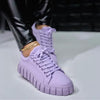 Fashion Spring New Purple Shoes Platform Sneakers Women Tenis Casual Shoes Lightweight Comfortable Vulcanize Shoes Luxury Fashion Womens Leather Sneakers by Stevvex