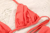 Fashion Swimwear Women Bikini Sets Women Lace Up Two Piece String Bikinis Beach Swimsuit Triangle Bathing Suit Side Tie Swimwear String Swimming Suit For Women Bathing Suit Micro Halter String Triangle Bikini by Stevvex