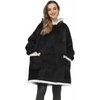 Fashion Winter Oversized Hoodie Women Sweatshirt Hooded Bathrobe Coats Blanket With Sleeves Fleece Christmas TV Blanket Warm Blank Flannel Hoodie Cozy Plush Blanket Hooded Blanket Design Hoodie For Men Women by Stevvex