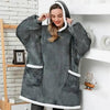 Fashion Winter Oversized Hoodies Sweatshirt Women Men Pullover Giant TV Blanket Hoodie Super Long Blanket With Sleeves Super Long Flannel Blanket with Sleeves Winter Hoodie for Women Men Giant Fleece Pullover Oversized Hoodie by Stevvex