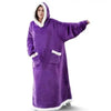 Fashion Winter Oversized Hoodies Sweatshirt Women Men Pullover Giant TV Blanket Hoodie Super Long Blanket With Sleeves Super Long Flannel Blanket with Sleeves Winter Hoodie for Women Men Giant Fleece Pullover Oversized Hoodie by Stevvex