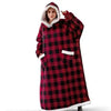 Fashion Winter Oversized Hoodies Sweatshirt Women Men Pullover Giant TV Blanket Hoodie Super Long Blanket With Sleeves Super Long Flannel Blanket with Sleeves Winter Hoodie for Women Men Giant Fleece Pullover Oversized Hoodie by Stevvex
