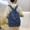 Fashionable Backpack And School Bag For Teenager Girls Stylish Anti Theft Laptop Shoulder Bags Solid Color Travel Backpack by Stevvex