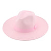 Fashionable Fedora Hats Women Wide Brim Dress Caps Women's Fedora Hats Elegant Wide Brim Fedora Hat Wedding Men Hat Warm Retro Style Belt 56-58cm by Stevvex