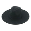 Fashionable Fedora Hats Women Wide Brim Dress Caps Women's Fedora Hats Elegant Wide Brim Fedora Hat Wedding Men Hat Warm Retro Style Belt 56-58cm by Stevvex