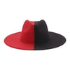 Fashionable Fedora Hats Women Wide Brim Dress Caps Women's Fedora Hats Elegant Wide Brim Fedora Hat Wedding Men Hat Warm Retro Style Belt 56-58cm by Stevvex