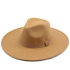 Fashionable Fedora Hats Women Wide Brim Dress Caps Women's Fedora Hats Elegant Wide Brim Fedora Hat Wedding Men Hat Warm Retro Style Belt 56-58cm by Stevvex