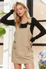 Adjustable Wide Strap Square Neck Overall Dress For Women – Modern Chic, Customizable Fit, Casual & Versatile by Stevvex