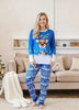 European And American-style Christmas Loungewear Plaid Red And White Raglan Long-sleeve Top And Pants by My Store