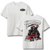 "The Reaper" Peterbilt Truck Shirt – 2-Sided Red Skull Rig Tee by Dog Mom Hat
