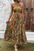 Elegant Floral Sleeveless Dress Lightweight & Feminine Summer Essential Beautiful Print Dress by Stevvex