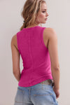 V-Neck Ribbed Tank