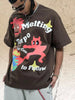 Men's Graphic Round Neck Oversized T-Shirt by Simply Love