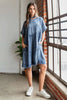 Oversized Mini Dress Relaxed Fit Boho Design Comfortable And Breathable Women Dress by Stevvex