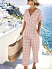 Women's Loose Irregular Short-Sleeve Two-Piece Set by FitiqueFit