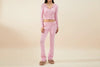Women’s Knitted Hooded Two-Piece Set – Cardigan & High-Waisted Pants Suit by FitiqueFit
