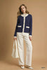 Umgee Two-Tone Button Front Cardigan by FitiqueFit