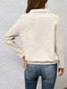 Textured Quarter Snap Sweatshirt by Wild and Free Boutique