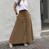 Women's Elegant High-Waist A-Line Skirt by FitiqueFit