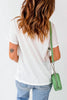 White Rugby Bowknot GAME DAY Graphic Tee by Wild and Free Boutique