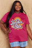 Simply Love Full Size TEACHER VIBES Graphic Cotton T-Shirt by Simply Love