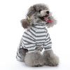 Summer Dog Clothes Striped Home Pajamas Thin by My Store