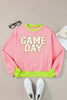 Letter Graphic Round Neck Long Sleeve Sweatshirt by Wild and Free Boutique
