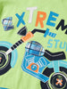 Children's Extreme Stunts Motorcycle Graphic T-Shirt and Shorts Set by Simply Love