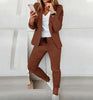 Lapel Blazer & Drawstring Trousers OL Suit – 12 Colors XS–3XL by FitiqueFit