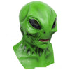 Halloween Party Green Alien Latex Mask by My Store