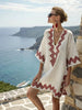 Women's Printed Loose A-Line Beach Midi Dress – Vacation Resort by FitiqueFit