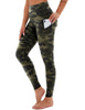 Cropped High-Waisted Yoga Pants with Slanted Pockets by FitiqueFit