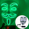 Halloween Pumpkin Head Scream Shining Mask by My Store