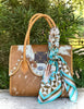 Upcycled LV Cowhide Leather Bougie Shoulder Crossbody Bag by Neon Spur