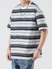 Men's Plus Size Relaxed Fit Striped Crew Neck T-Shirt by Simply Love