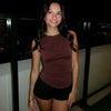 Women's Slim-fit Solid-color Sleeveless Top With A Twist Detail by My Store